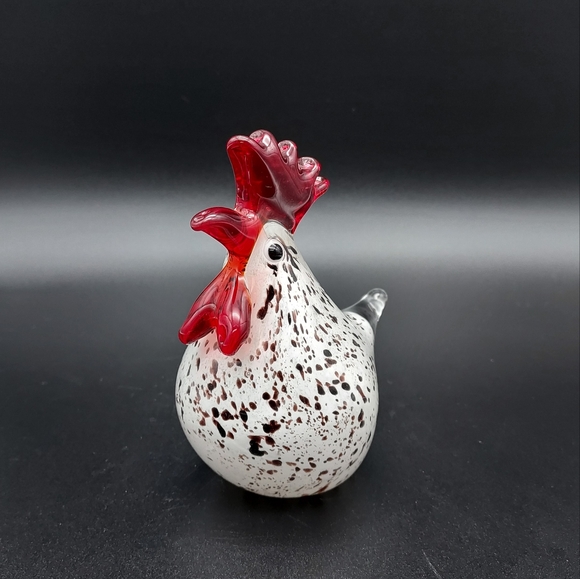 Funky Glass Rooster - Picture 3 of 6